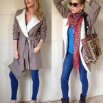 Double look con un trench di Silvian Heach: comodo e poco costoso!
