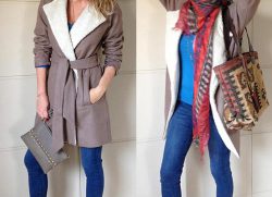 Double look con un trench di Silvian Heach: comodo e poco costoso!