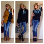 Stesso look, scarpe diverse!!!