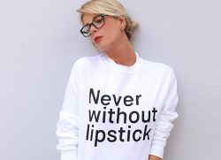 Never without lipstick