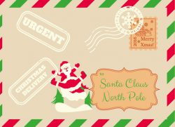 To Santa Claus, North Pole…