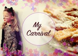 My Carnival with Mia: mask and chiacchiere