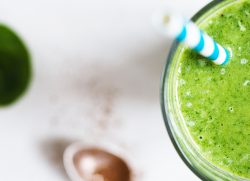 Detox juice and spring colors