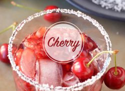 Cocktail and cherries, a perfect mix..