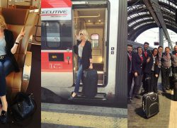 Going to Milan by train… My travel look!